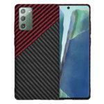 Coque Techsuit Carbonite FiberShell pour Samsung Galaxy Note 20 4G / Note 20 5G - Red Vortex