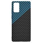 Coque Techsuit Carbonite FiberShell pour Samsung Galaxy Note 20 4G / Note 20 5G - Blue Pulse – Image 4