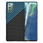 Coque Techsuit Carbonite FiberShell pour Samsung Galaxy Note 20 4G / Note 20 5G - Blue Pulse