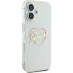 Coque Guess Hardcase IML Heart pour iPhone 16 Plus - Clear – Image 4
