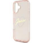 Coque Guess Hardcase IML Heart pour iPhone 16 - Pink – Image 5