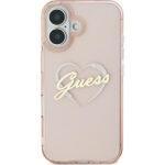Coque Guess Hardcase IML Heart pour iPhone 16 - Pink – Image 2
