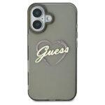 Coque Guess Hardcase IML Heart pour iPhone 16 - Black – Image 2
