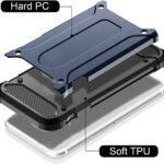 Coque Techsuit Hybrid Armor pour Samsung Galaxy A40 - Black – Image 2