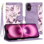 Étui portefeuille Techsuit FlipCraft pour iPhone 16 Plus - Mysterious Purple