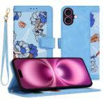 Étui portefeuille Techsuit FlipCraft pour iPhone 16 Plus - Vibrant Blue