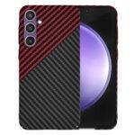 Coque Techsuit Carbonite FiberShell pour Samsung Galaxy S23 FE - Red Vortex