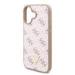 Coque Guess Hardcase 4G Triangle Metal Logo pour iPhone 16 Plus - White – Image 5