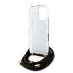 Coque Guess Crossbody Cord 4G Print avec cordon pour iPhone 16 Pro - Brown – Image 5