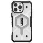 Coque UAG Pathfinder Clear MagSafe pour iPhone 16 Pro - Ice / Silver