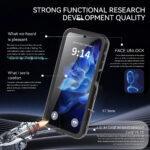 Coque intégrale étanche ShellBox Waterproof IP68 pour Samsung Galaxy A16 4G / A16 5G - Black – Image 3