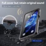 Coque intégrale étanche ShellBox Waterproof IP68 pour Samsung Galaxy A16 4G / A16 5G - Black – Image 5