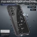 Coque intégrale étanche ShellBox Waterproof IP68 pour Samsung Galaxy A16 4G / A16 5G - Black – Image 2
