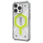 Coque UAG Pathfinder Clear Magsafe pour iPhone 16 Pro - Active Neon