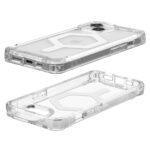 Coque UAG Plyo MagSafe pour iPhone 15 Plus - Ice Silver – Image 4