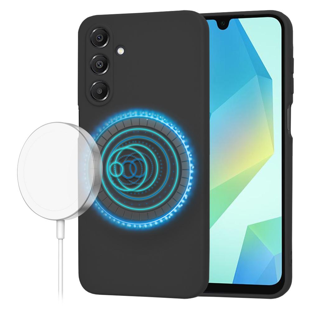 1758517 Coque Techsuit SoftFlex MagSafe pour Samsung Galaxy A16 4G / A16 5G - Black – Image 1