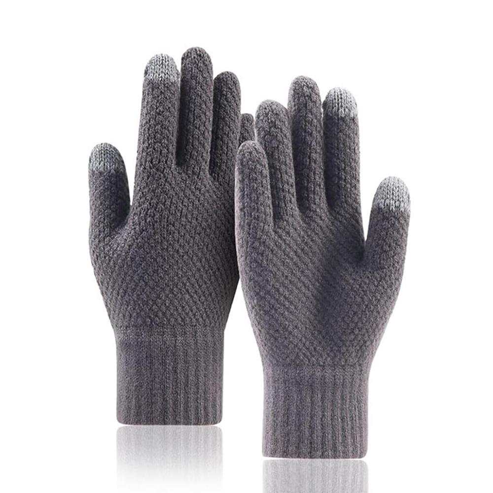 1774411 Gants pour écran tactile Techsuit (ST0013) en acrylique, taille 22 cm - Grey – Image 1