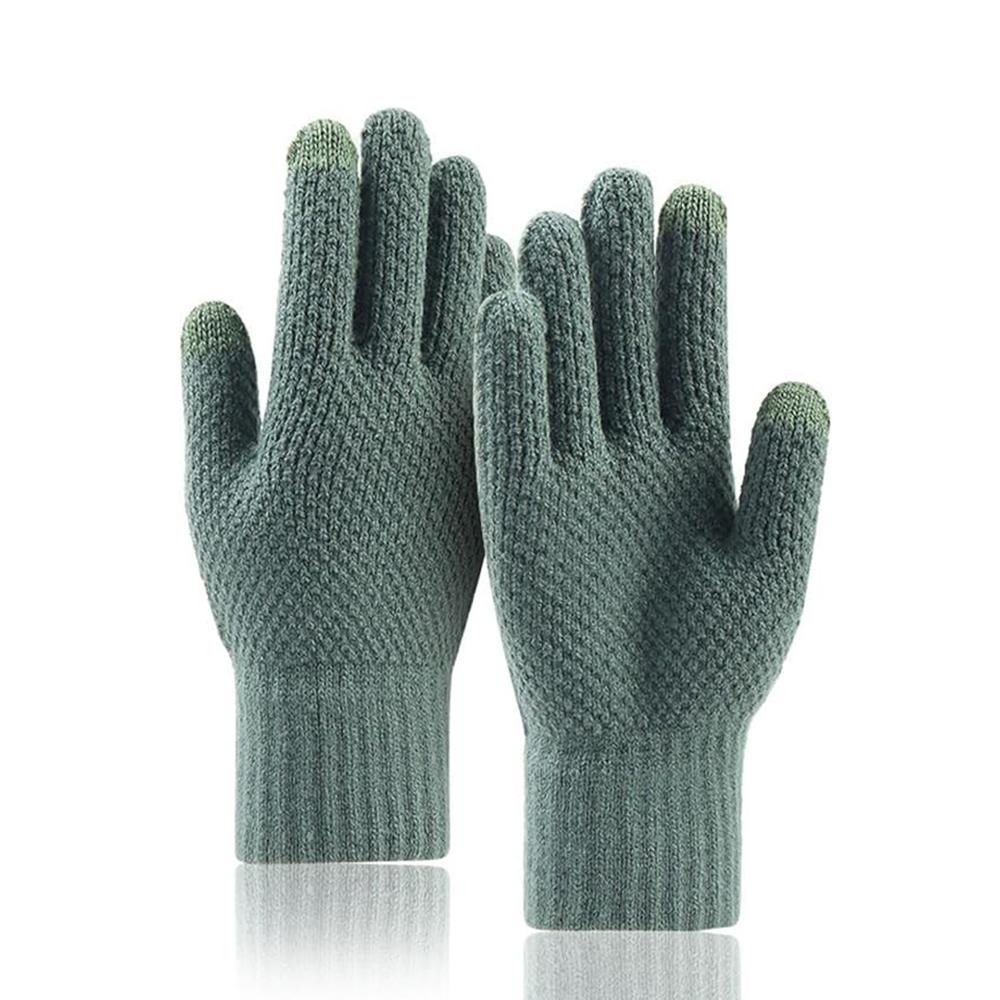 1774423 Gants pour écran tactile Techsuit (ST0013) en acrylique, taille 22 cm - Green – Image 1