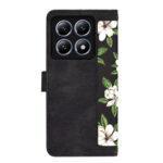 Étui portefeuille Techsuit FlipCraft pour Xiaomi 14T Pro - Flowers of the Dawn – Image 3