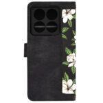 Étui portefeuille Techsuit FlipCraft pour Xiaomi 14T Pro - Flowers of the Dawn – Image 4