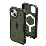 Coque UAG Pathfinder MagSafe pour iPhone 15 Plus - Olive Drab
