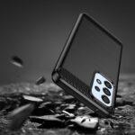 Coque Techsuit Carbon Silicone pour Samsung Galaxy A23 4G / A23 5G - Black – Image 3