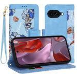 Étui portefeuille Techsuit FlipCraft pour Google Pixel 9a - Vibrant Blue