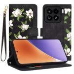 Étui portefeuille Techsuit FlipCraft pour Xiaomi 15 - Flowers of the Dawn