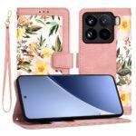 Étui portefeuille Techsuit FlipCraft pour Xiaomi 15 Pro - Sweetheart Pink