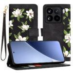 Étui portefeuille Techsuit FlipCraft pour Xiaomi 15 Pro - Flowers of the Dawn