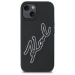 Coque Karl Lagerfeld 3D Design pour iPhone 15 - Rubber Signature – Image 2