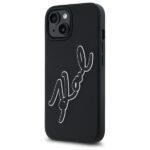 Coque Karl Lagerfeld 3D Design pour iPhone 15 - Rubber Signature – Image 3