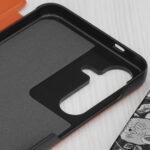 Étui à rabat Techsuit eFold Series pour Samsung Galaxy S25 Plus - Orange – Image 3