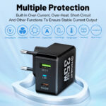 Chargeur mural Techsuit Tiny Series (CHPD173) GaN, USB, Type-C, Charge rapide, PD35W   - White – Image 4