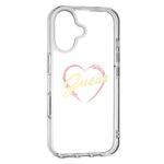 Coque Guess Hardcase IML Heart pour iPhone 16 - Clear – Image 2
