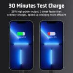 Chargeur mural Techsuit Tiny Series (CHPD216) GaN, USB QC3.0, Type-C PD25W   - Black – Image 6