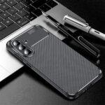 Coque Techsuit CarbonFiber pour Samsung Galaxy A56 - Black – Image 2