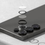 Protection d'objectif Ringke Camera Lens Frame Glass pour Samsung Galaxy S25 Ultra - Black – Image 2