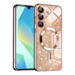 Coque Techsuit Luxury Glitter MagSafe pour Samsung Galaxy A16 4G / A16 5G - Rose Gold