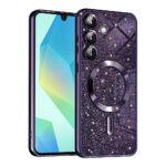 Coque Techsuit Luxury Glitter MagSafe pour Samsung Galaxy A16 4G / A16 5G - Deep Purple
