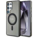 Coque Guess IML Rhinestones MagSafe pour Samsung Galaxy S25 Ultra - Black