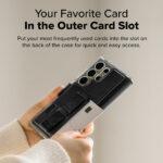 Étui portefeuille Ringke Folio Grip Wallet Magnetic pour Samsung Galaxy S23 Ultra / S24 Ultra / S25 Ultra - Black – Image 5