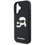 Coque Karl Lagerfeld 3D Design pour iPhone 16 - Rubber Karl&Choupette – Image 2