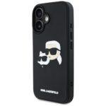 Coque Karl Lagerfeld 3D Design pour iPhone 16 - Rubber Karl&Choupette – Image 3