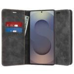 Étui portefeuille Techsuit Confy Cover pour Samsung Galaxy S25 Ultra - Black