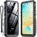 Coque intégrale étanche ShellBox Waterproof IP68 pour Samsung Galaxy S25 - Black