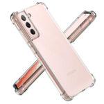 Coque Techsuit Shockproof Clear Silicone pour Samsung Galaxy S21 - Clear