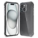 Coque Techsuit Shockproof Clear Silicone pour iPhone 15 Plus - Clear