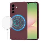 Coque Techsuit SoftFlex MagSafe pour Samsung Galaxy A56 - Plum Red