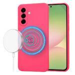 Coque Techsuit SoftFlex MagSafe pour Samsung Galaxy A56 - Hot Pink